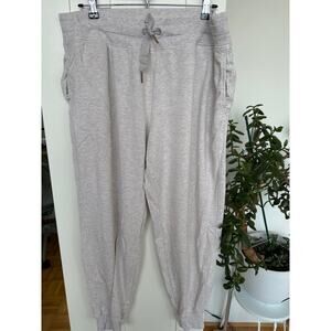 Women's Athleta Balance Jogger, Heather Oatmeal, Size 1X, Like New